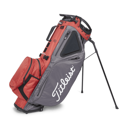 Titleist 2021 Hybrid 14 StaDry Stand Bag / Red & Graphite