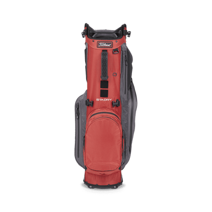 Titleist 2021 Hybrid 14 StaDry Stand Bag / Red & Graphite