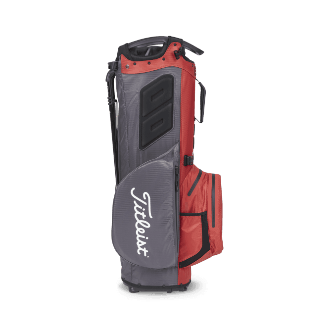 Titleist 2021 Hybrid 14 StaDry Stand Bag / Red & Graphite
