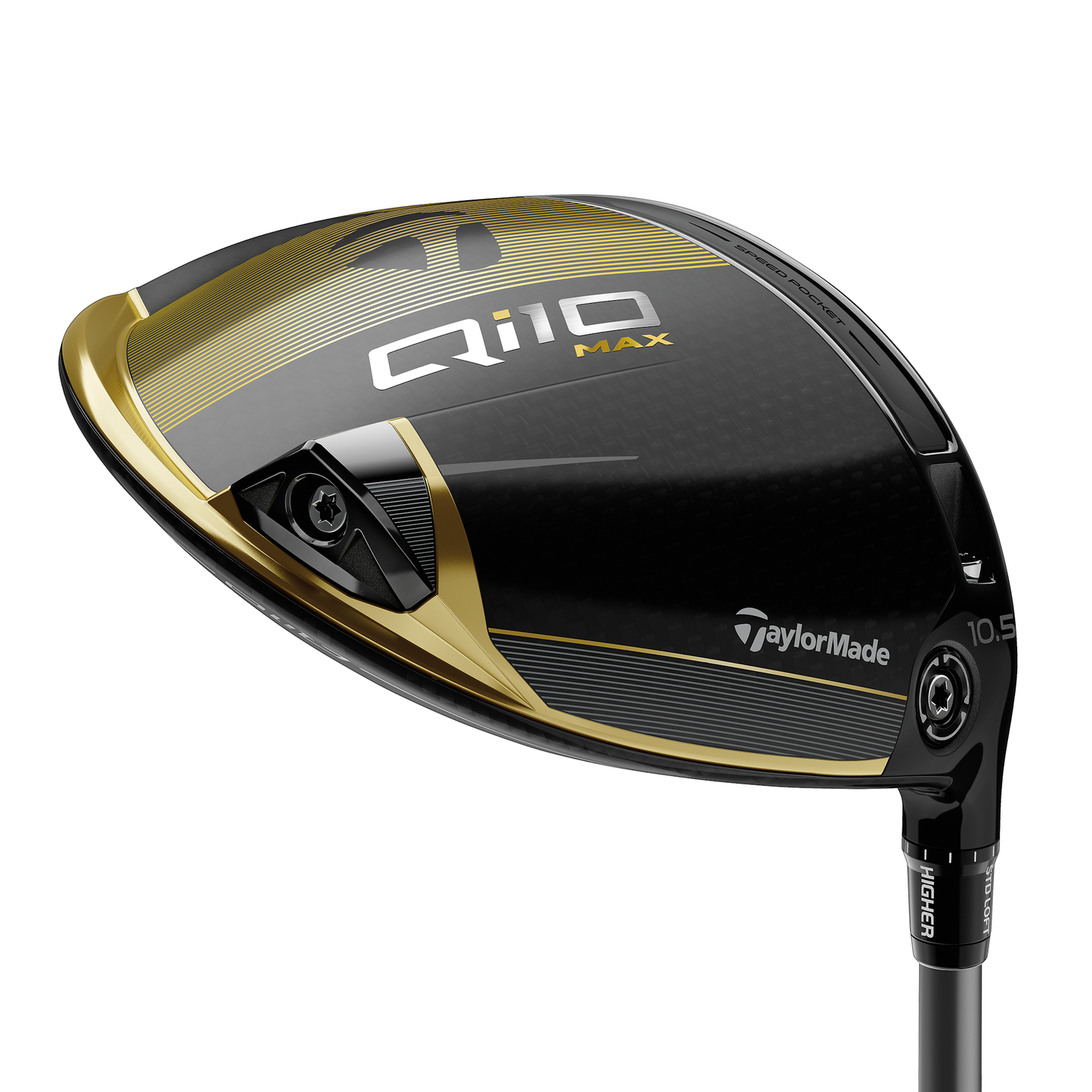 TaylorMade Qi10 Max Designer Series Driver - Gold