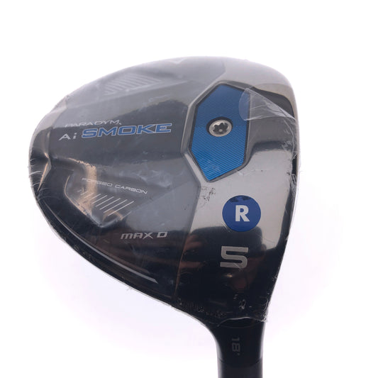 NEW Callaway Paradym Ai Smoke MAX D 5 Fairway Wood / 18 Degrees / Regular Flex