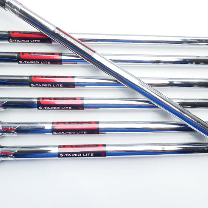 NEW Cobra King Forged Tec Black 2022 Iron Set / 4 - PW / Stiff Flex