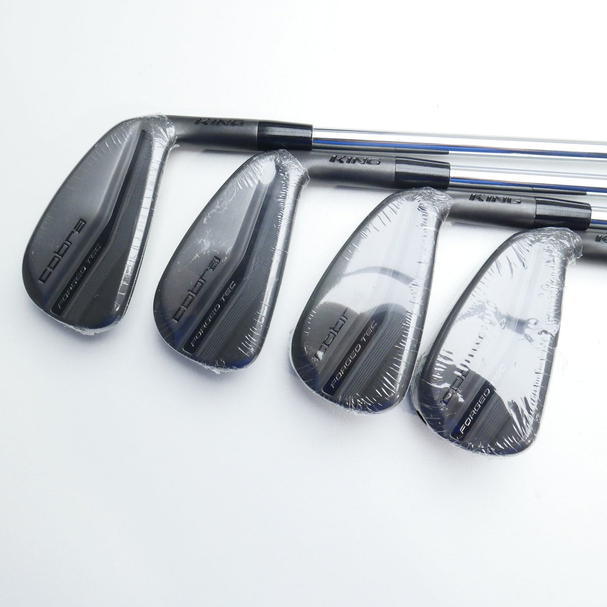 NEW Cobra King Forged Tec Black 2022 Iron Set / 4 - PW / Stiff Flex
