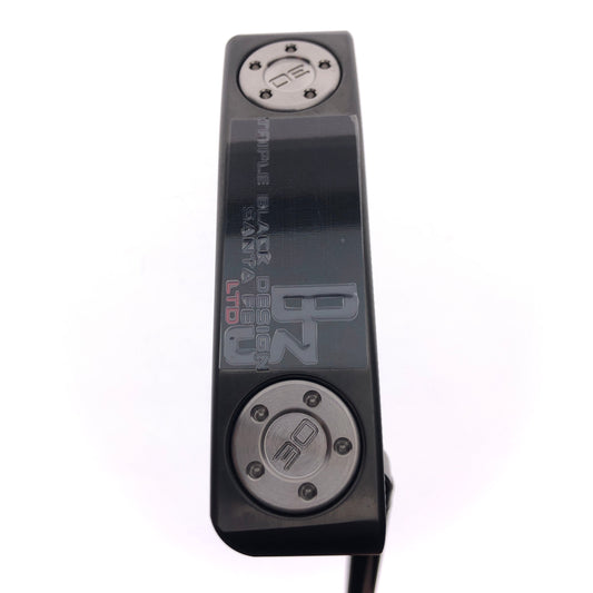 NEW Scotty Cameron Limited Edition Triple Black B3 Santa Fe Putter / 35.0 Inches