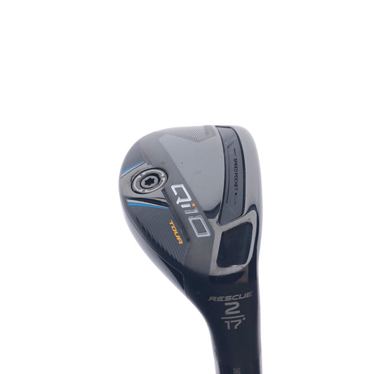 NEW TOUR ISSUE TaylorMade Qi10 Tour 2 Hybrid / 17 Degrees / X-Stiff Flex