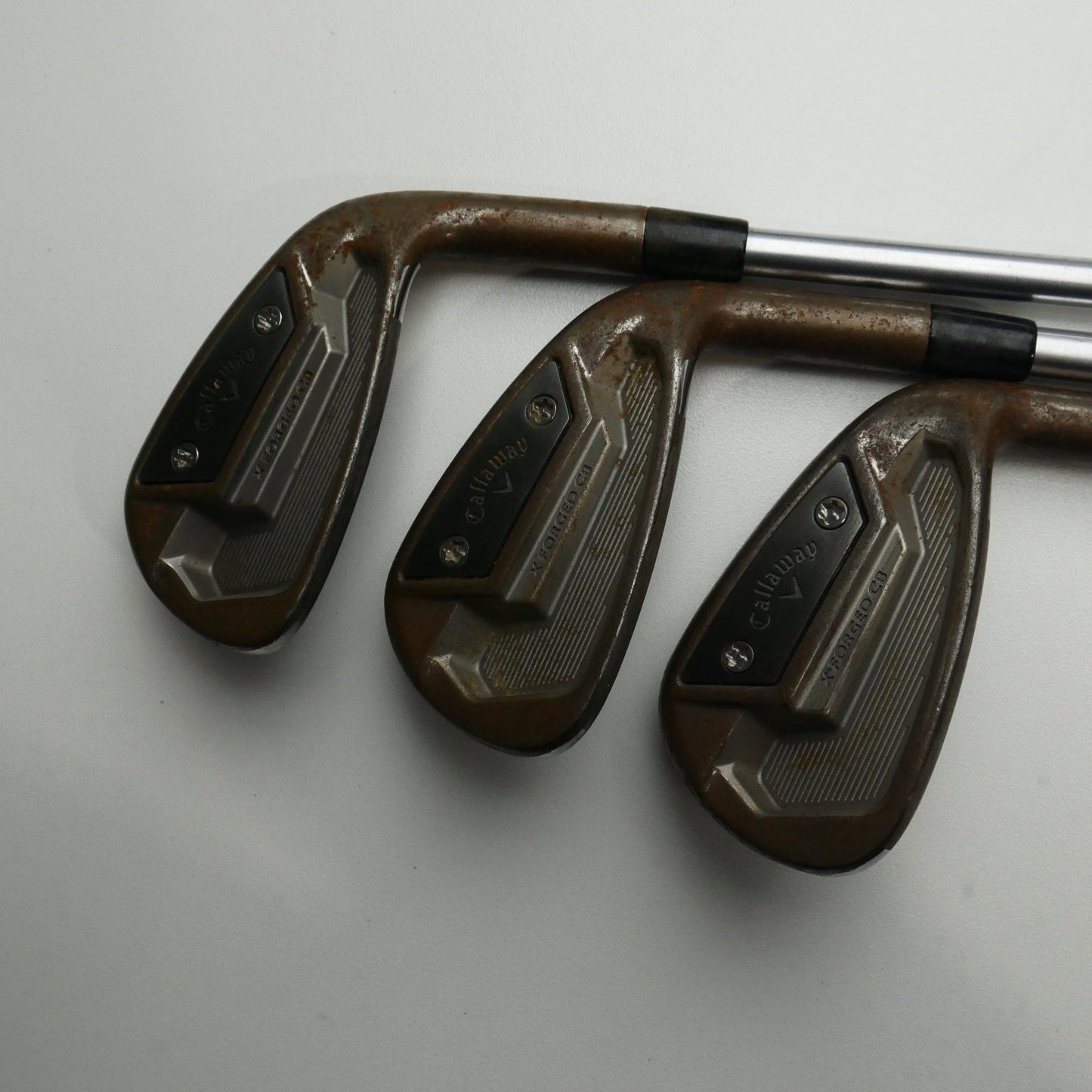 Used Callaway X Forged CB 21 Iron Set / 4 - PW / Stiff Flex