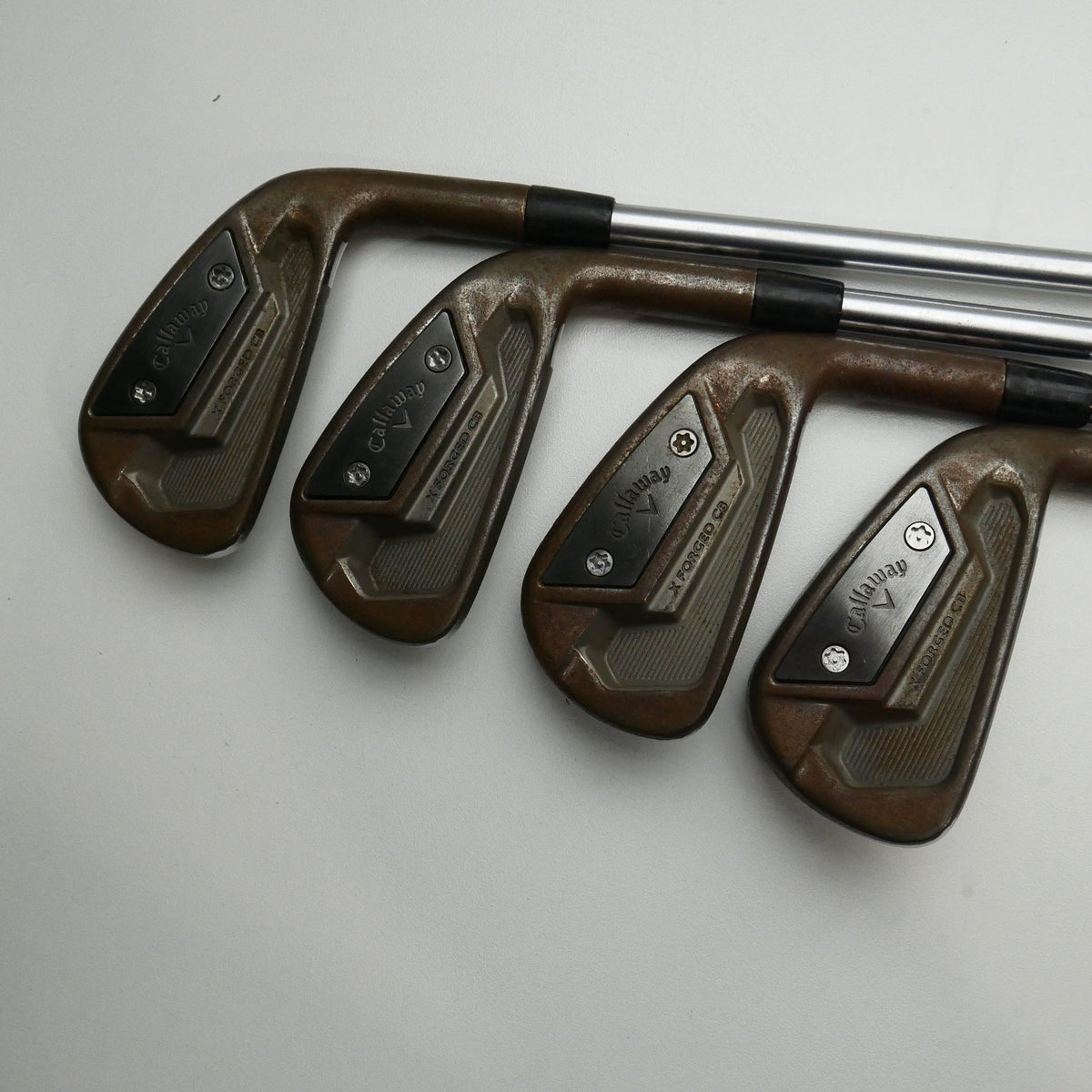 Used Callaway X Forged CB 21 Iron Set / 4 - PW / Stiff Flex