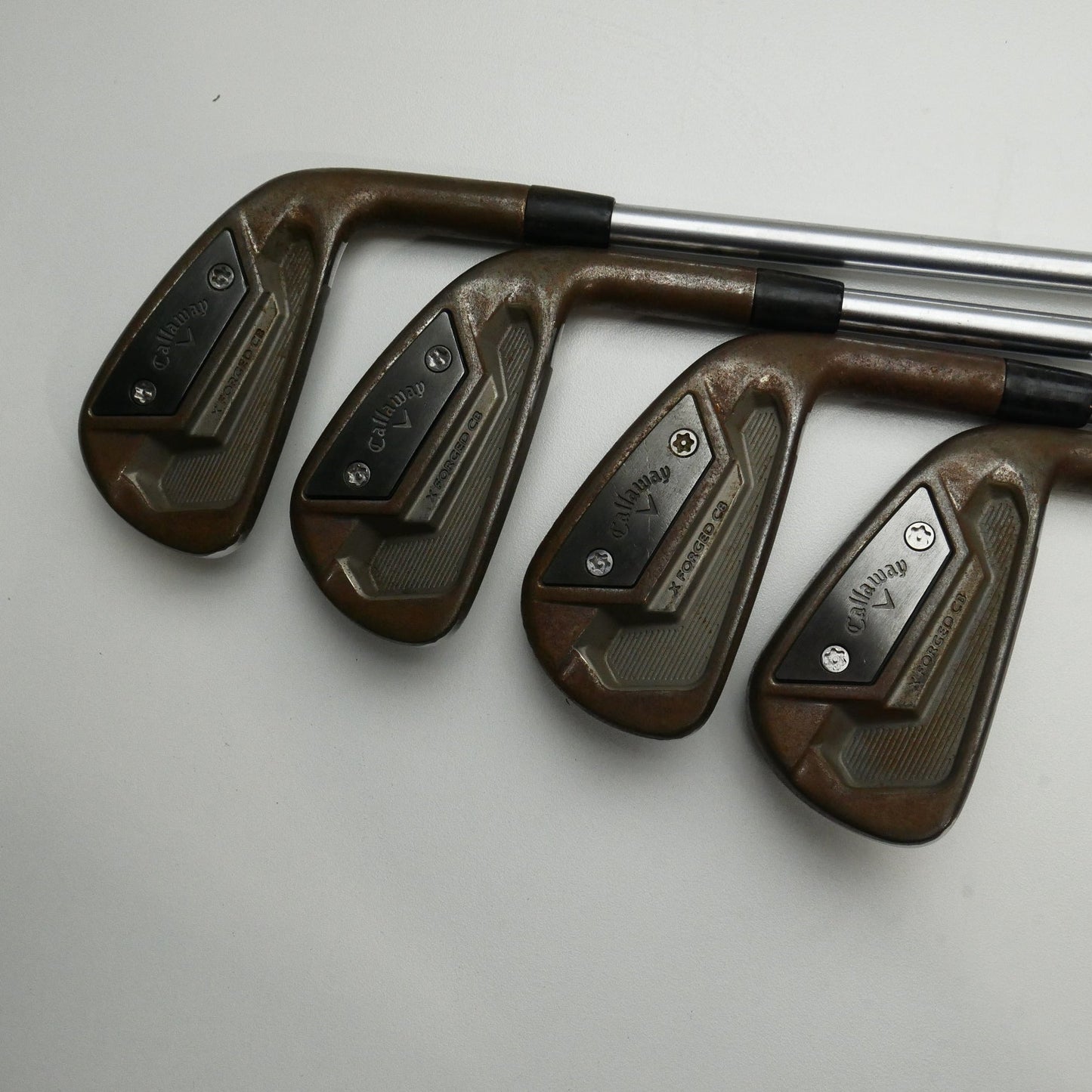 Used Callaway X Forged CB 21 Iron Set / 4 - PW / Stiff Flex