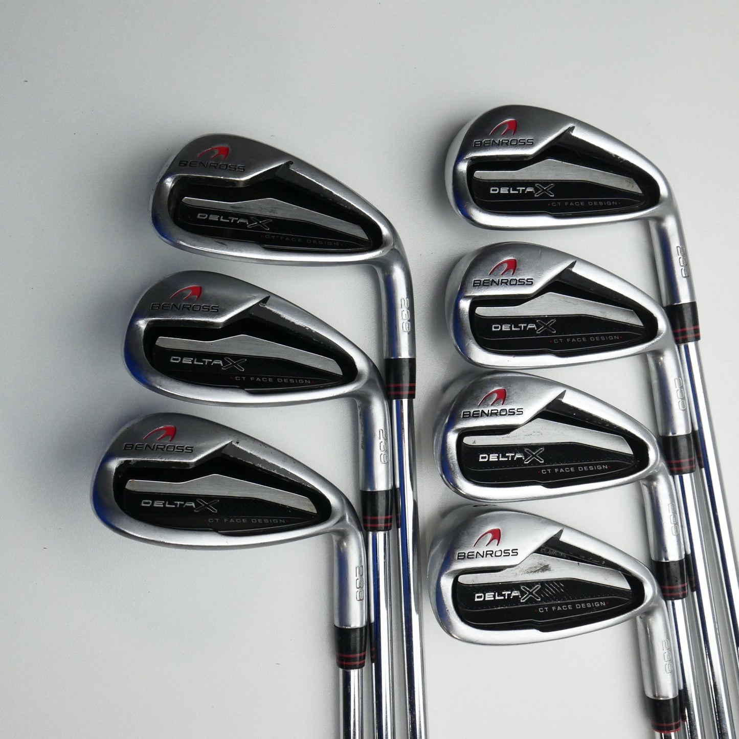 Used Ben Ross Delta X Iron Set / 5 - SW / Regular Flex