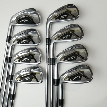 Used Callaway Apex 21 Iron Set / 4 - PW + AW / Stiff Flex / Left-Handed