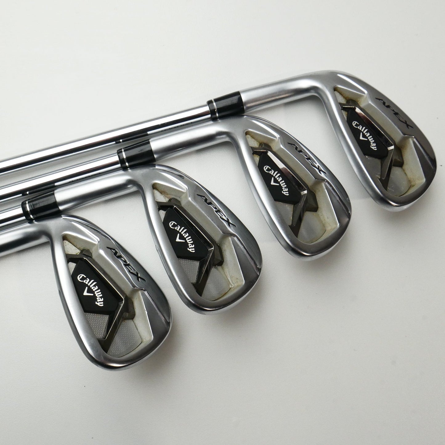 Used Callaway Apex 21 Iron Set / 4 - PW + AW / Stiff Flex / Left-Handed