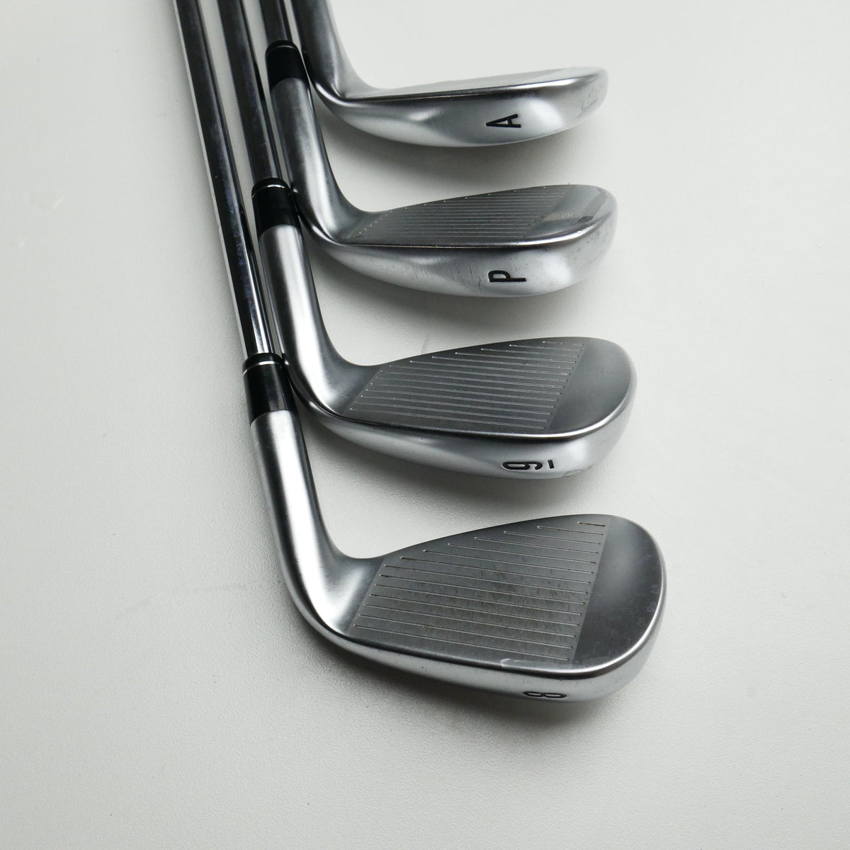 Used Callaway Apex 21 Iron Set / 4 - PW + AW / Stiff Flex / Left-Handed