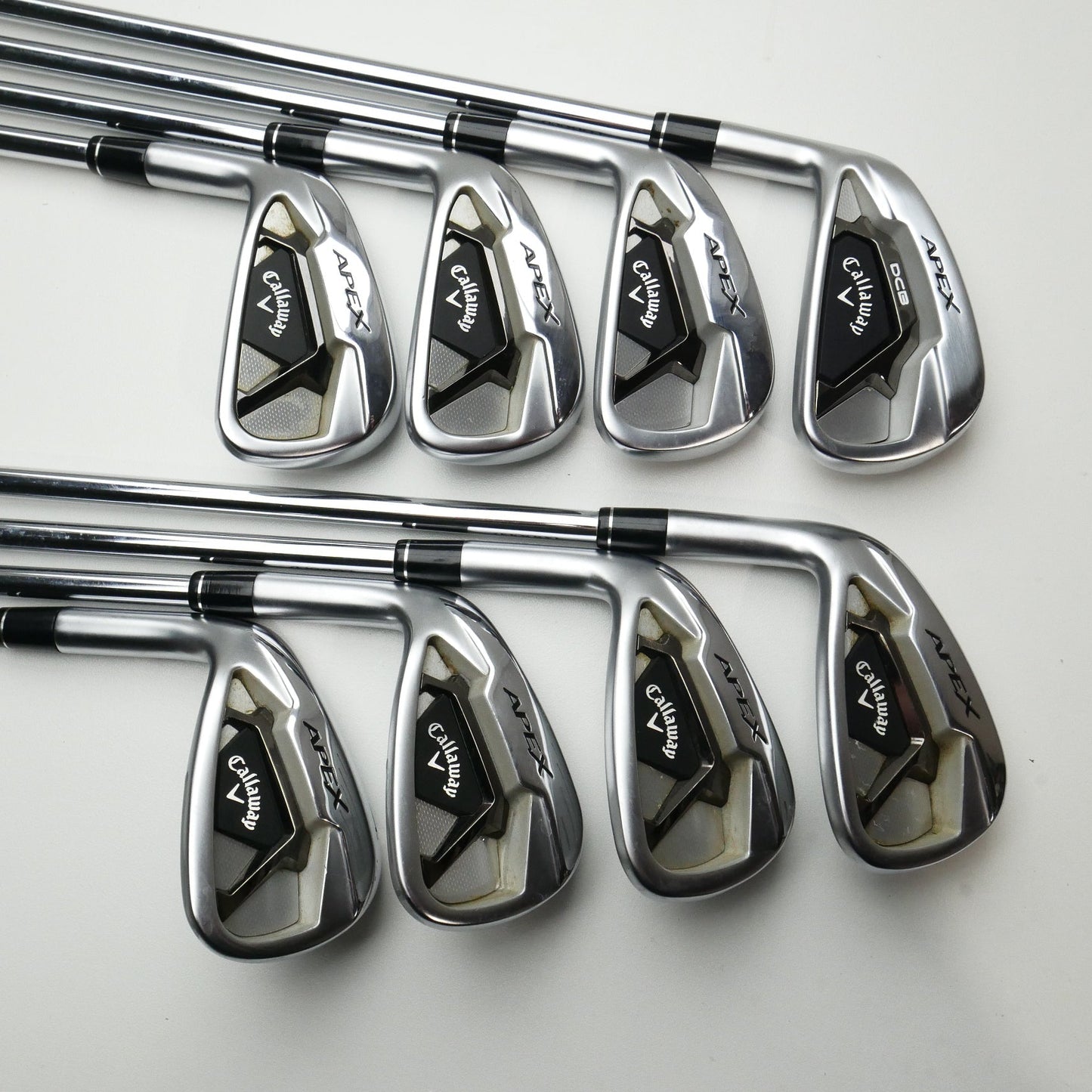 Used Callaway Apex 21 Iron Set / 4 - PW + AW / Stiff Flex / Left-Handed