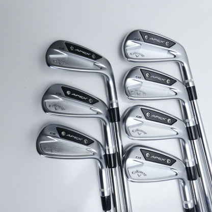 Used Callaway Apex CB 24 Iron Set / 5 - PW + GW / Stiff Flex