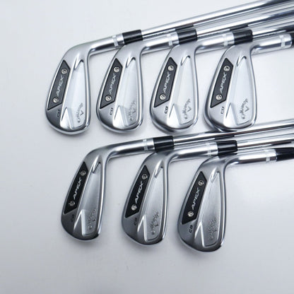 Used Callaway Apex CB 24 Iron Set / 5 - PW + GW / Stiff Flex