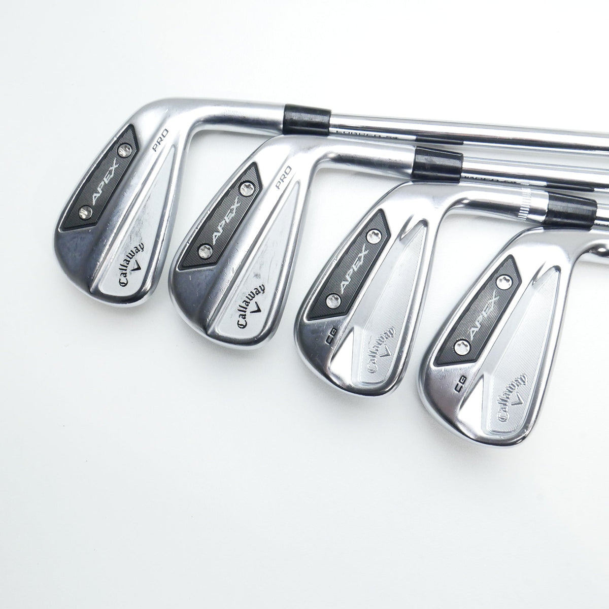 Used Callaway Apex CB and Apex Pro 24 Combo Iron Set / 4 - PW / X-Stiff Flex