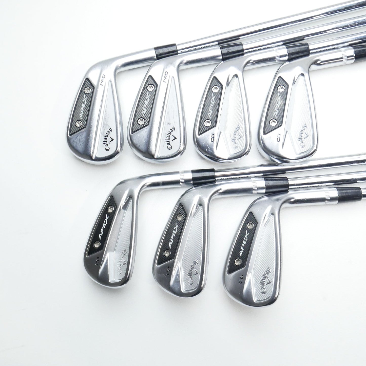 Used Callaway Apex CB and Apex Pro 24 Combo Iron Set / 4 - PW / X-Stiff Flex