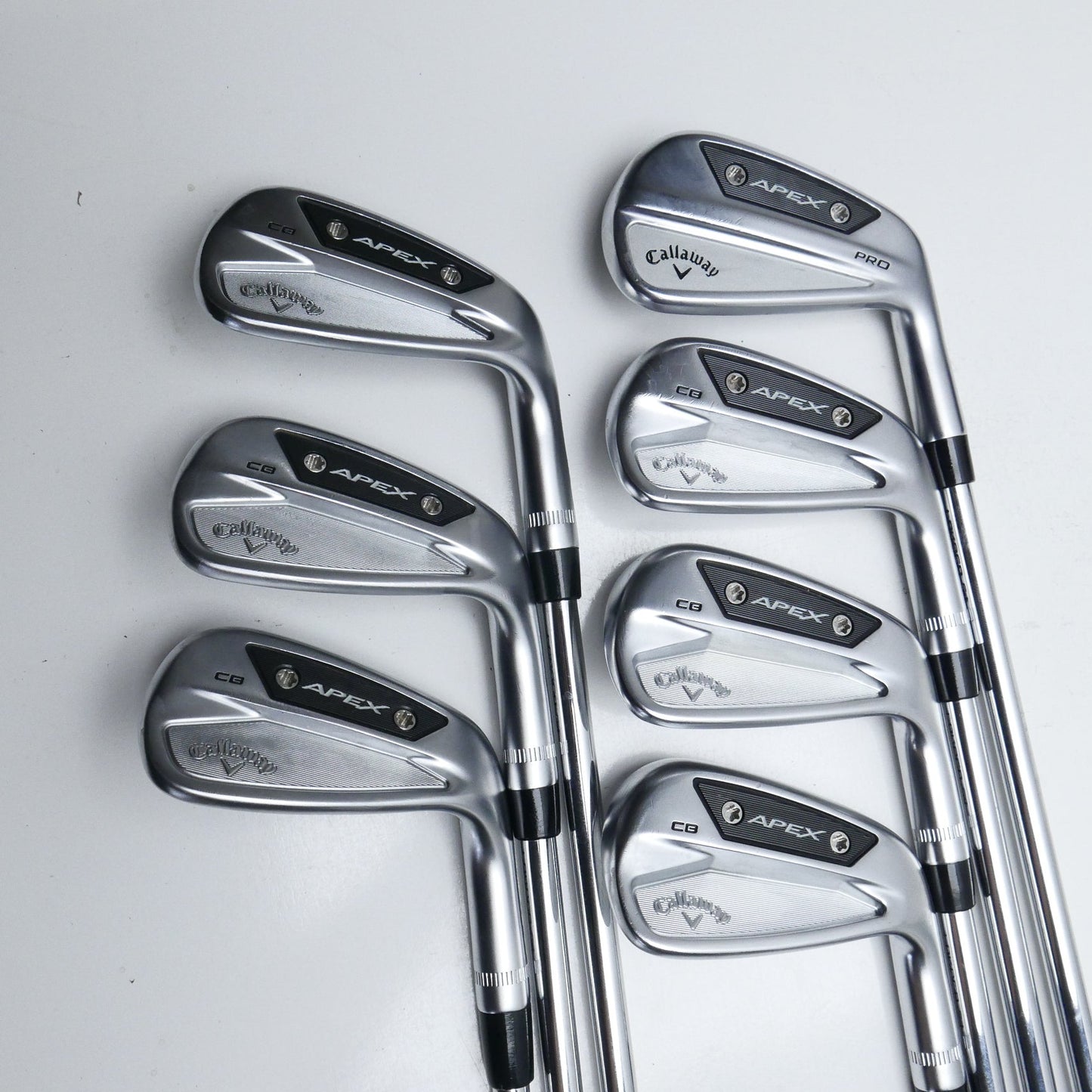 Used Callaway Apex CB and Apex Pro 24 Combo Set / 5 - 10 + 11 / Regular Flex