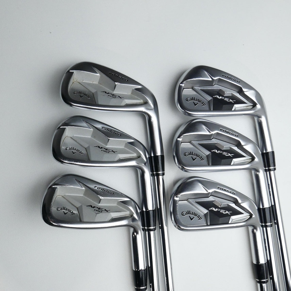 Used Callaway Apex CF 19 and Apex Pro 19 Combo Set / 5 - PW / Stiff Flex