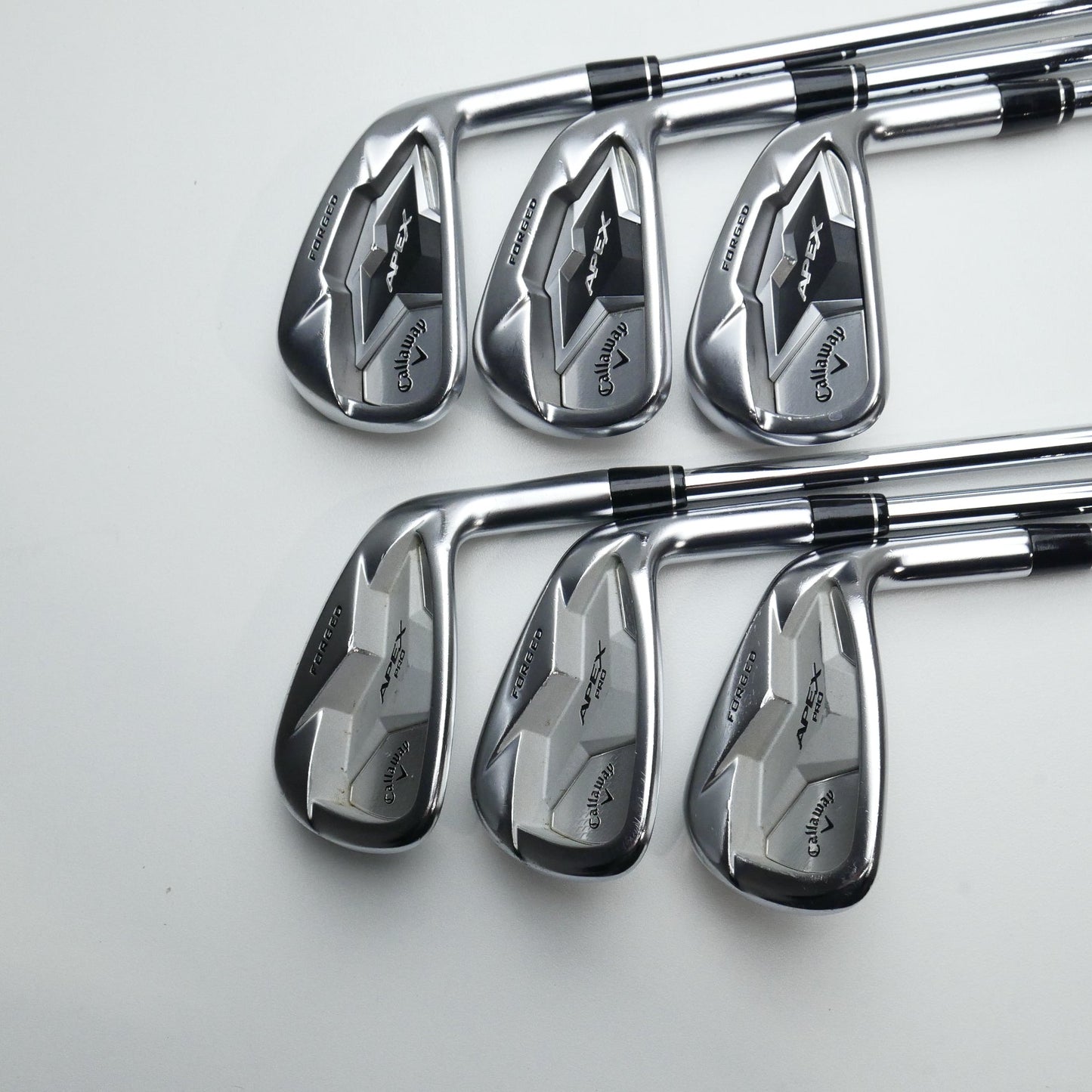 Used Callaway Apex CF 19 and Apex Pro 19 Combo Set / 5 - PW / Stiff Flex