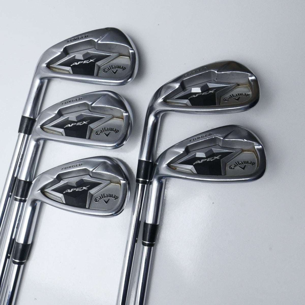 Used Callaway Apex CF19 Iron Set / 6 - PW / Stiff Flex / Left-Handed