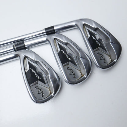 Used Callaway Apex CF19 Iron Set / 6 - PW / Stiff Flex / Left-Handed