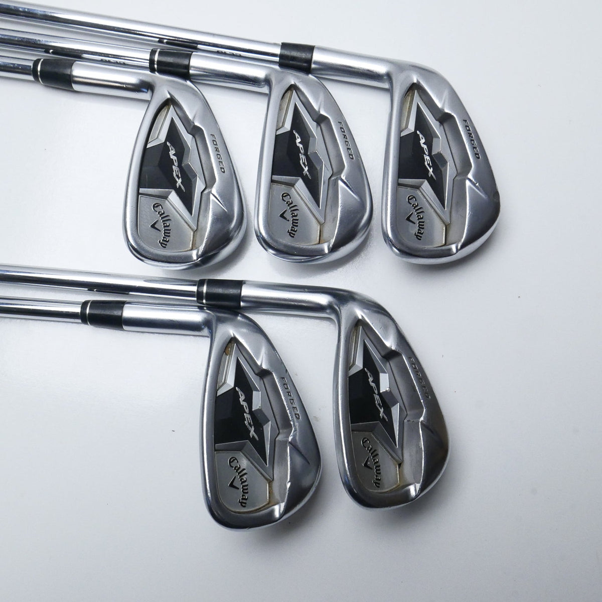 Used Callaway Apex CF19 Iron Set / 6 - PW / Stiff Flex / Left-Handed