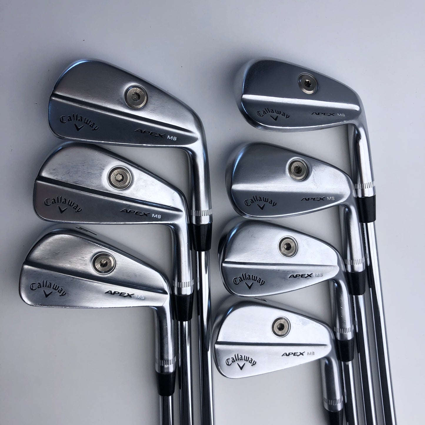 Used Callaway Apex MB 21 Iron Set / 4 - PW / Stiff Flex
