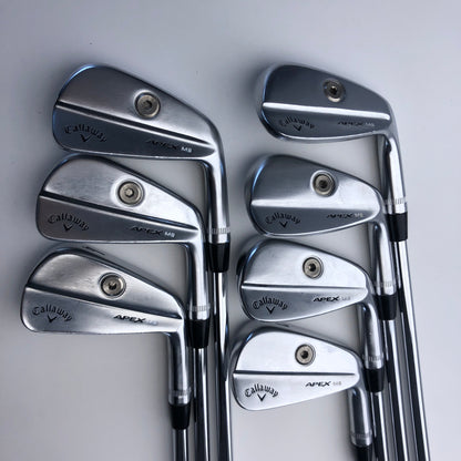 Used Callaway Apex MB 21 Iron Set / 4 - PW / Stiff Flex