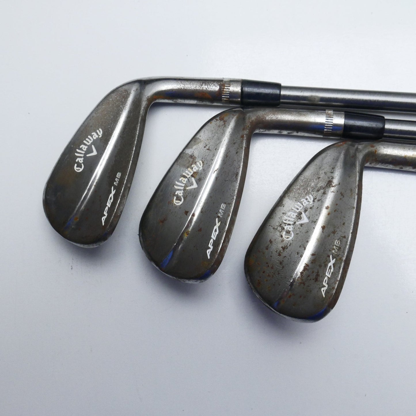 Used Callaway Apex MB Raw 2018 Iron Set / 4 - PW / Regular Flex