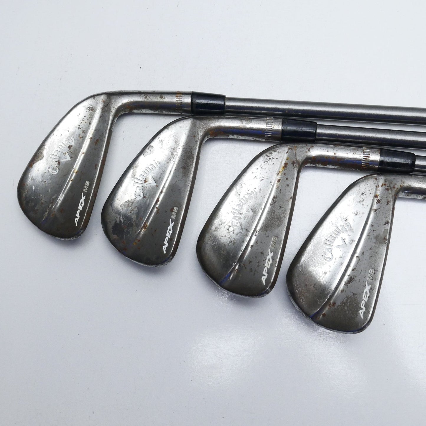 Used Callaway Apex MB Raw 2018 Iron Set / 4 - PW / Regular Flex