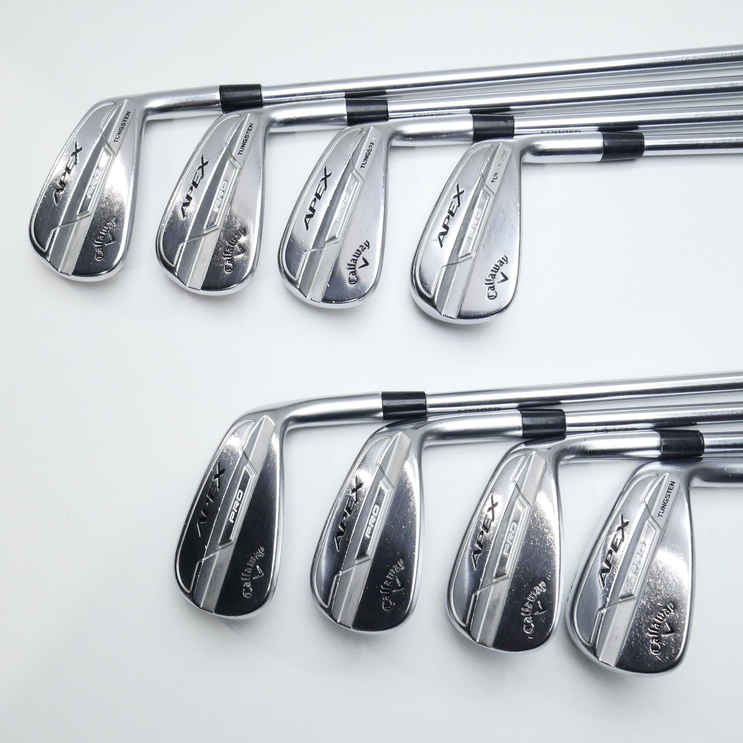 Used Callaway Apex Pro 21 Iron Set / 4 - PW + AW / Stiff Flex