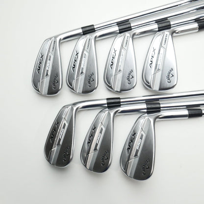 Used Callaway Apex Pro 21 Iron Set / 4 - PW / Stiff Flex