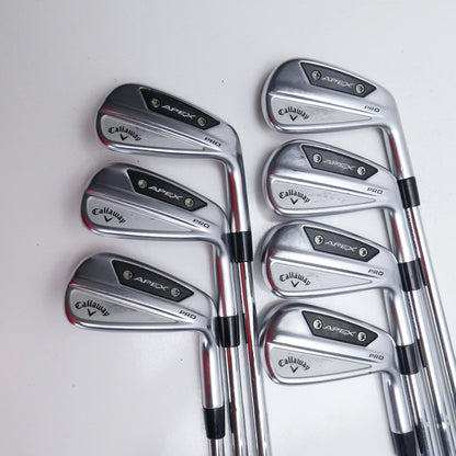 Used Callaway Apex Pro 24 Iron Set / 4 - PW / X-Stiff Flex