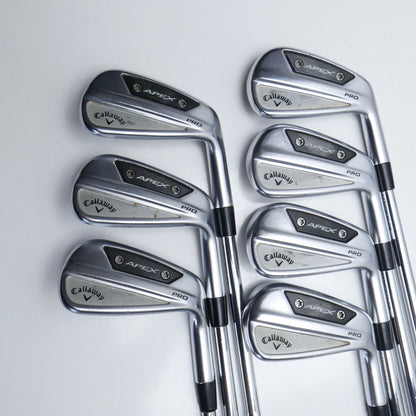 Used Callaway Apex Pro 24 Iron Set / 4 - PW / X-Stiff Flex