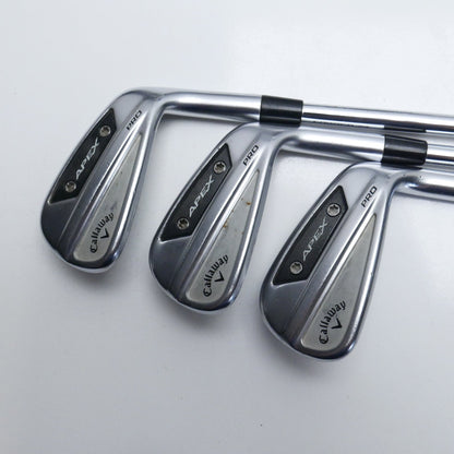 Used Callaway Apex Pro 24 Iron Set / 4 - PW / X-Stiff Flex