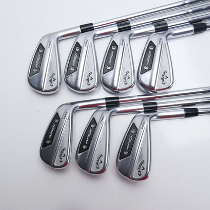 Used Callaway Apex Pro 24 Iron Set / 4 - PW / X-Stiff Flex