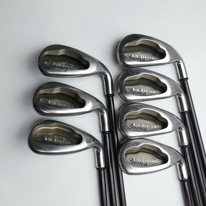 Used Callaway Big Bertha 2004 Iron Set / 5 - PW + W / Ladies Flex
