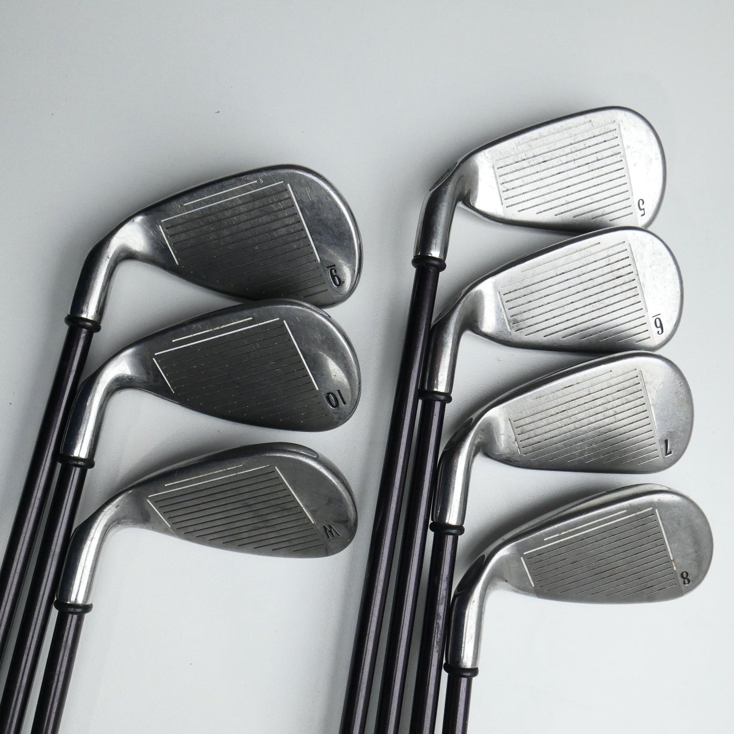 Used Callaway Big Bertha 2004 Iron Set / 5 - PW + W / Ladies Flex