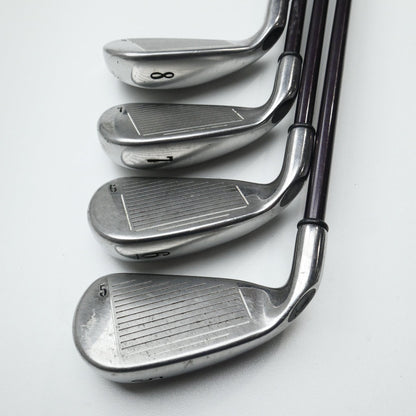 Used Callaway Big Bertha 2004 Iron Set / 5 - PW + W / Ladies Flex