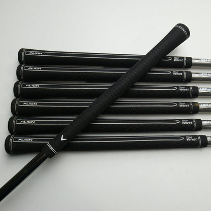 Used Callaway Big Bertha 2019 Iron Set / 6 - SW + AW / Senior Flex