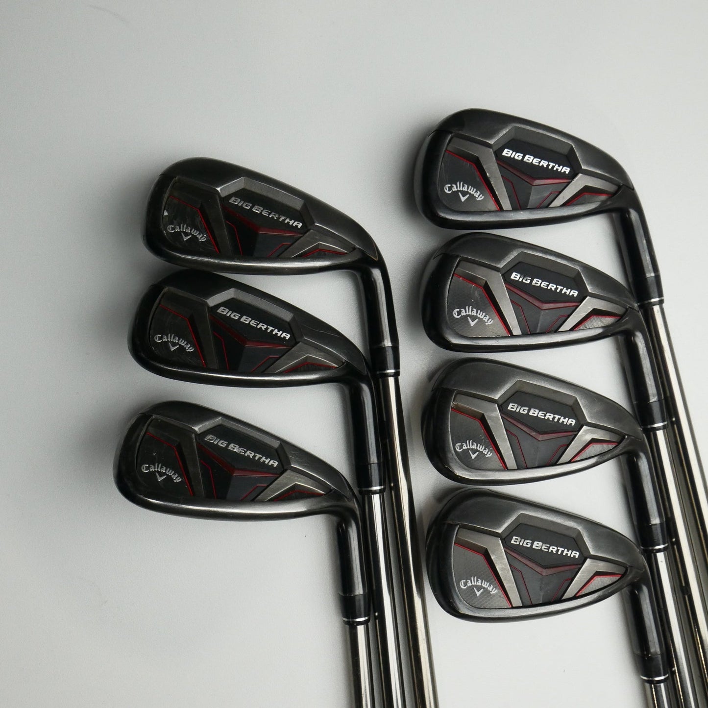 Used Callaway Big Bertha 2019 Iron Set / 6 - SW + AW / Senior Flex
