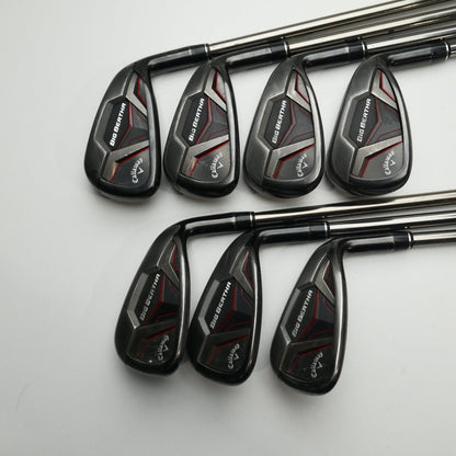 Used Callaway Big Bertha 2019 Iron Set / 6 - SW + AW / Senior Flex
