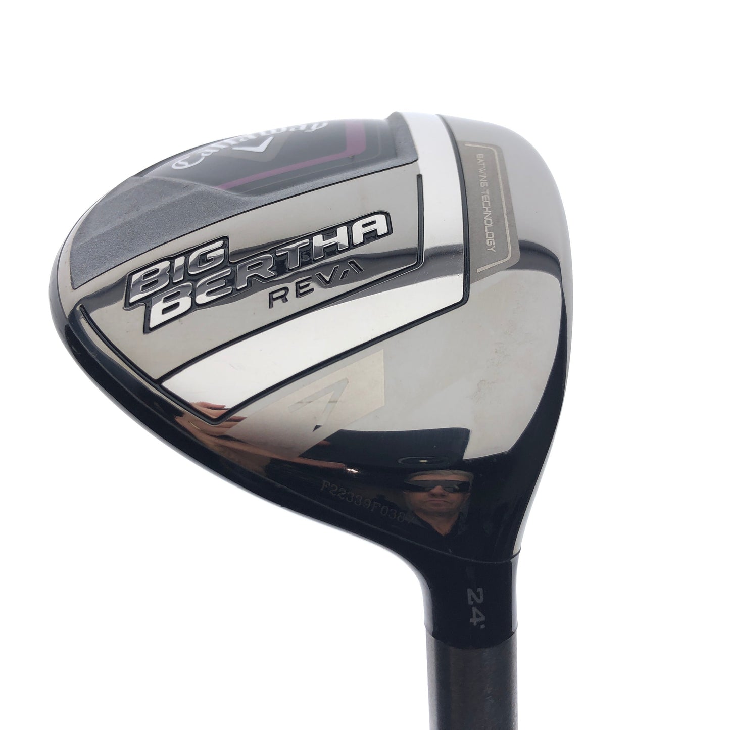 Used Callaway Big Bertha Reva 2023 7 Fairway Wood / 24 Degrees / Ladies Flex