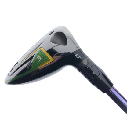 Used Callaway EPIC Flash 3 Fairway Wood / 15 Degrees / Stiff Flex