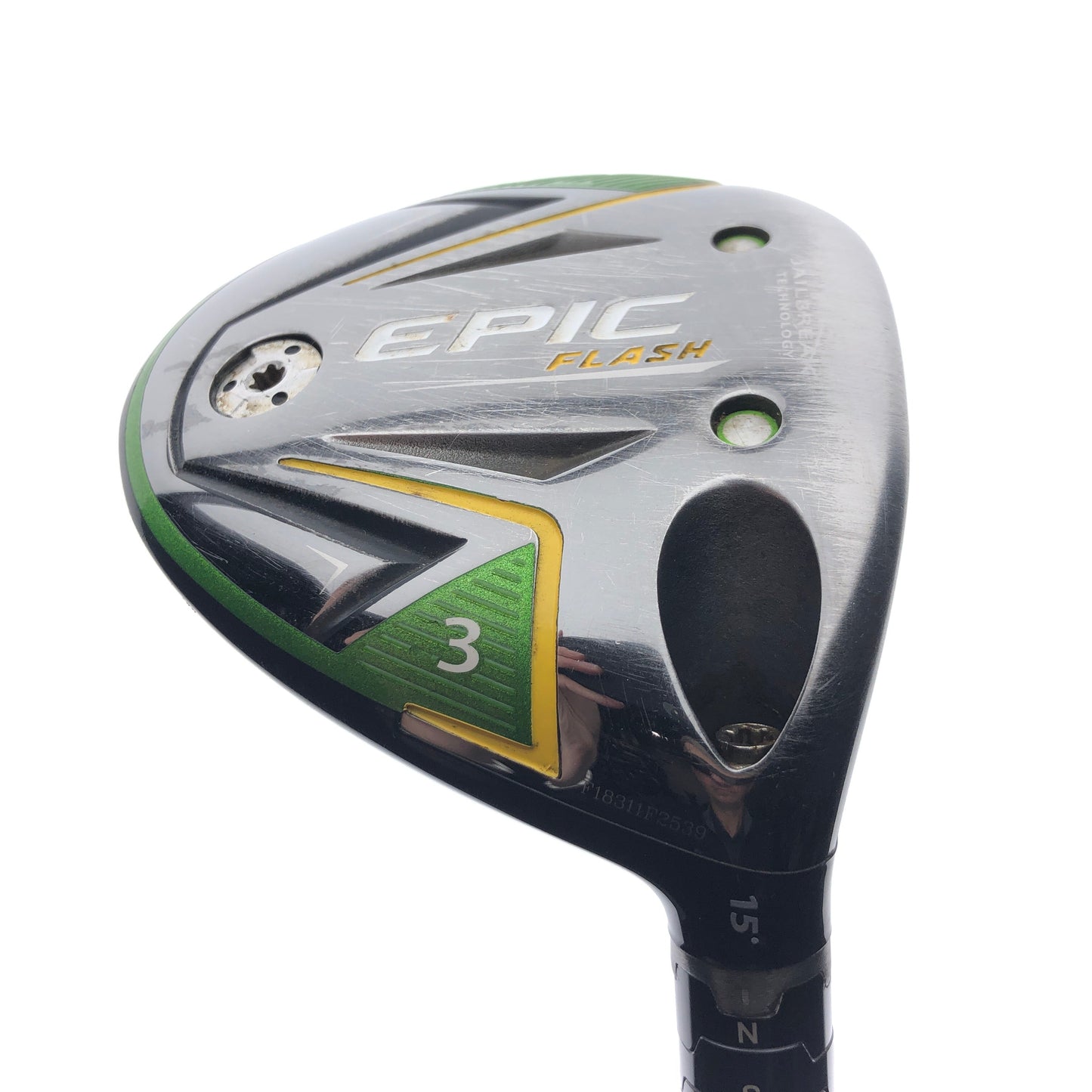 Used Callaway EPIC Flash 3 Fairway Wood / 15 Degrees / Stiff Flex