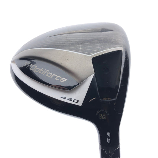 Used Callaway FT Optiforce 440 Driver / 9.5 Degrees / Stiff Flex