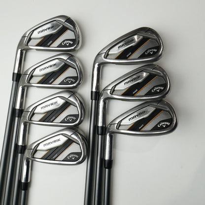Used Callaway Mavrik Max Iron Set / 4 - PW / Regular Flex / Left-Handed