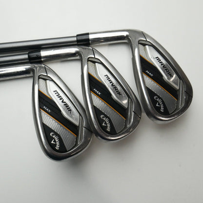 Used Callaway Mavrik Max Iron Set / 4 - PW / Regular Flex / Left-Handed