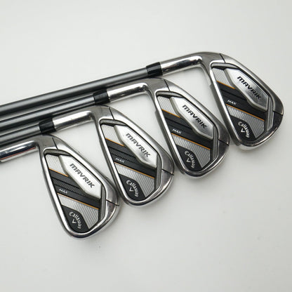 Used Callaway Mavrik Max Iron Set / 4 - PW / Regular Flex / Left-Handed